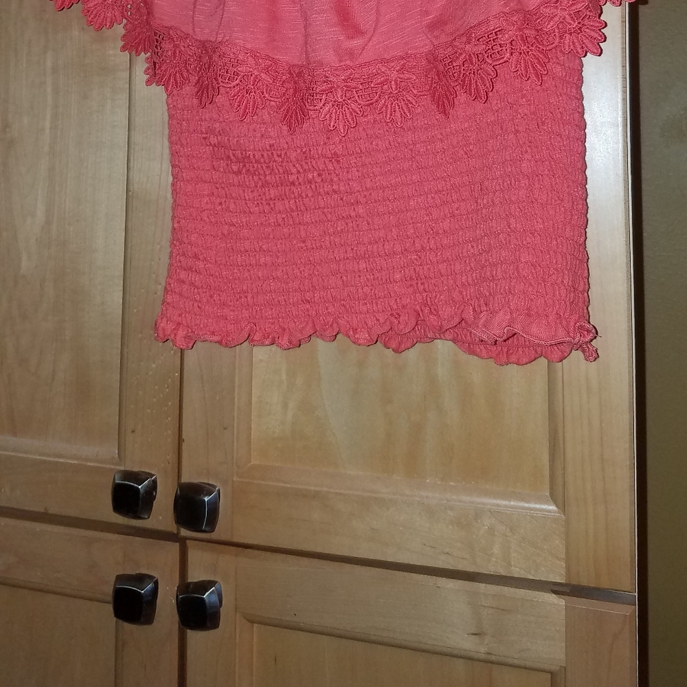 Summer crop top, Orange